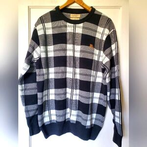Burberry London Wool Plaid Men's Sweater🖤🤍